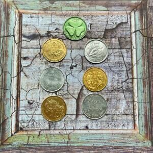 Vintage Mardi Gras Doubloons Lot 1960s New Orleans Area And 1 St. Patrick’s Day